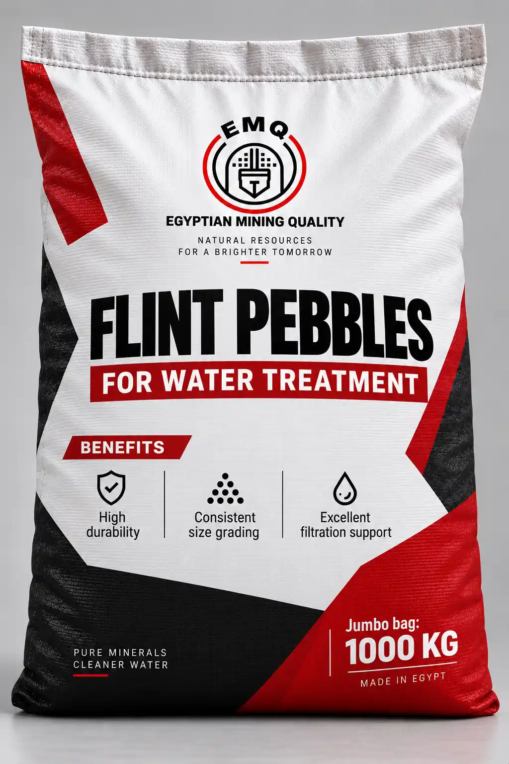 Flint Pebbles for Water Treatment